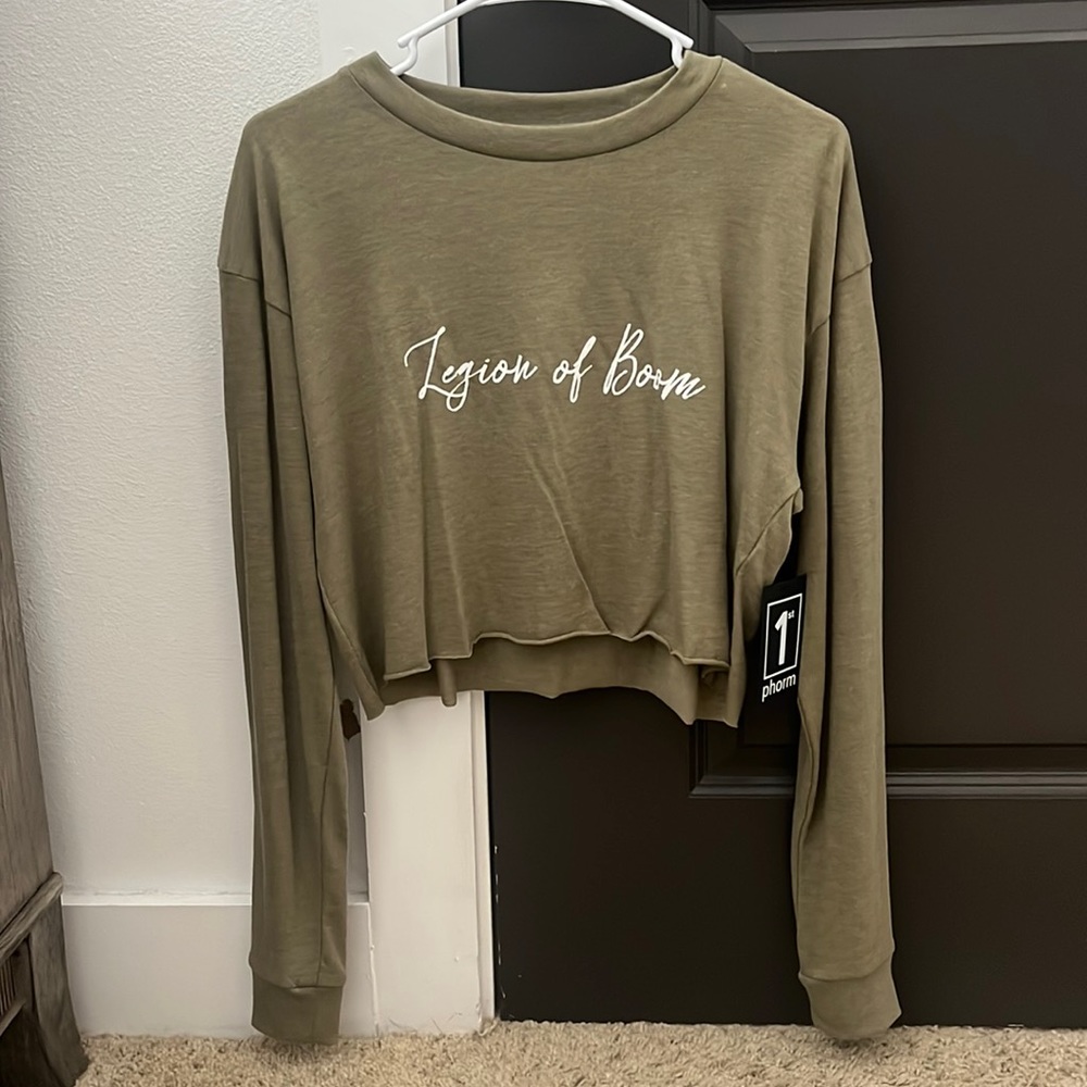 1stPhorm Long-Sleeve Crop Top